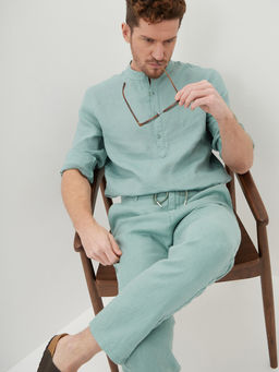 Мужские Льняные Брюки Мом - Mossmore фото 24