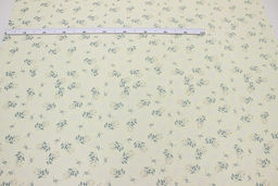 Муслин двухслойный с эф.жатости Веточки ромашки на бл.желтом с лимонным оттенком, ш.1.36м, хл-100% - Купава фото 3