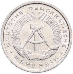 Монета 1 пфенниг 1987 года Восточная Германия (ГДР)