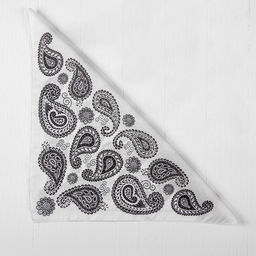 Бандана «Огурцы», взрослая, 50×50 см, белая