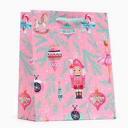 Цена за 2 шт. Пакет подарочный новогодний ламинированный «Щелкунчик», 18×22.3×10 см