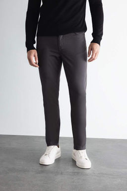 Chino Kanvas Pantolon Slim Fit Dar Kesim Pamuklu Esnek Dar Paca - Defacto фото 10