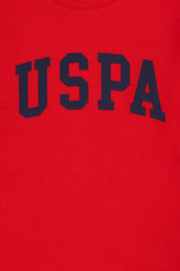 Красный базовый свитшот для мальчика - U.s. polo assn фото 3
