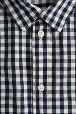 Camisa de manga corta en algod?n