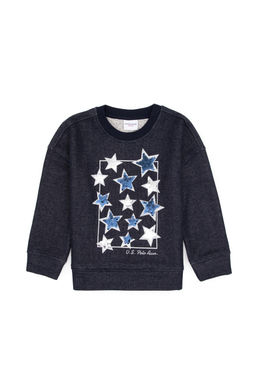 K_z _ocuk Lacivert Sweatshirt