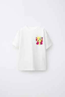 CAMISETA ESTAMPADA LOGO / Blanco