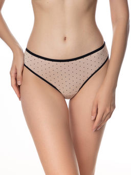 CONTE PRINT DOTS LB 2546 Трусы женские (в коробке) cappuccino-black - Conte elegant фото 3