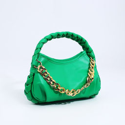 Сумка-багет на молнии, цвет зелёный - Simaland фото 3