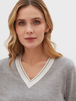 Conso/KJL 220707 - light grey Джемпер Женский