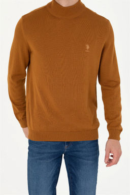 U. S. Polo Assn Мужской базовый свитер кокосового цвета - U.s. polo assn фото 6