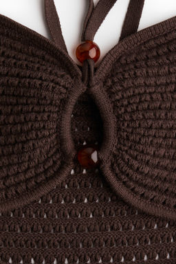 Vestido halter efecto crochet - H&m фото 2