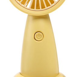 Подарочный набор вентилятор, подставка для телефона и зонт, жёлтый