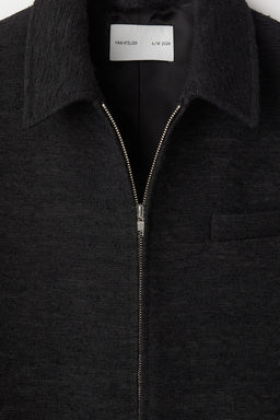 Sobrecamisa texturizada con cremallera - H&m фото 8