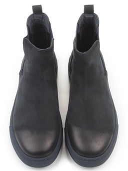 05-X30311M-7 INK. BLUE Ботинки зимние мужские (натуральная кожа, натуральный мех)