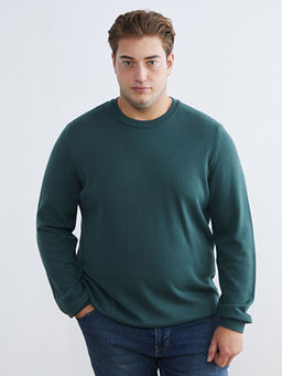 Bisiklet Yaka Erkek Triko Kazak