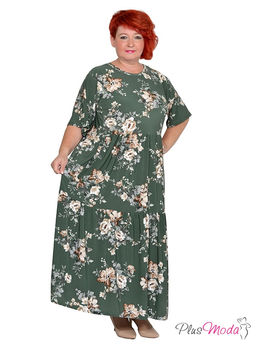 Платье Модель №1733 размеры 44-84 - Plusmoda фото 3