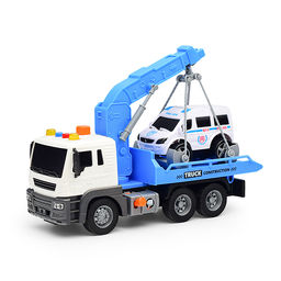 Машина "Полицейский эвакуатор" 1:16 (свет, звук) в коробке