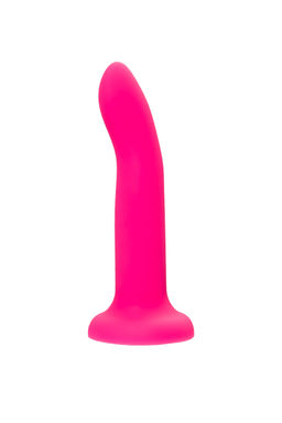 Фаллоимитатор, светящийся в темноте, Beyond by Toyfa Sam Glow, силикон, розовый, 17 см