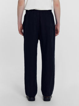 Брюки мужские черные из хлопка и льна черный 181259-1 - Mark formelle фото 10