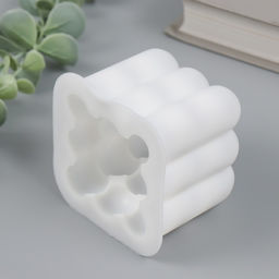 Молд силикононовый «Куб из шаров» 6 х 7,5 х 6 см