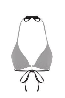TRENDYOLMILLA Siyah Ucgen Aksesuarl? Bikini Ustu TBESS23BU00045  фото 8