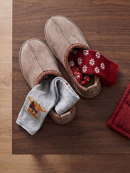 Y?lba?? Temal? Kayd?rmaz Taban Kad?n Ev ?orab? 2li