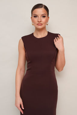 Платье 11-376/6 коричневый - Pur pur фото 5