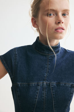 Vestido denim con falda acampanada - H&m фото 5