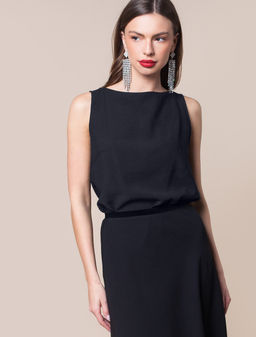 VILATTE / Топ из плотной вискозы с лайоселлом  фото 4