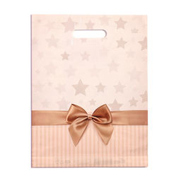 Цена за 50 шт. Пакет «Звезды в подарок», полиэтиленовый с вырубной ручкой, 31×40 см, 60 мкм