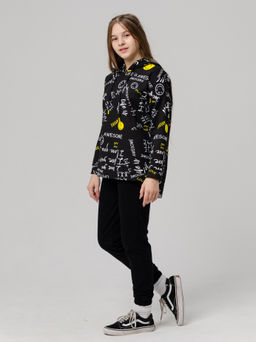 884Д Худи детское "Желтые смайлики"