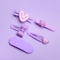 Набор заколок для волос "Нежность" в пакете