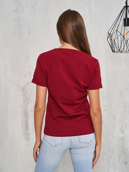 Футболка с V-вырезом - Fashion.love.story фото 3