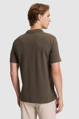 Erkek Koyu Haki Regular Fit Polo Yaka Basic Ti__rt - U.s. polo assn фото 5