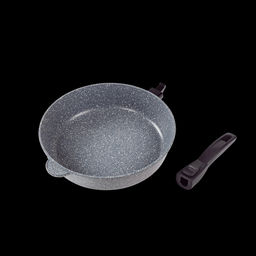 Сковорода 28 см, серая - Ярославна фото 4