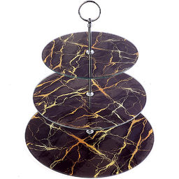 31505 Конфетница 3-ярусная на ножке LR (х8) - Mayer&boch фото 2