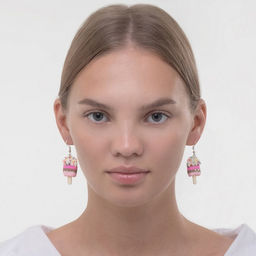 Серьги ассорти «Сладости» мороженое на палочке, цветные