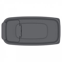 Контейнер для сыпучих продуктов 2,2л, 17х8,5х26,5см, полипропилен, графит (Россия) - Домашняя мода фото 6