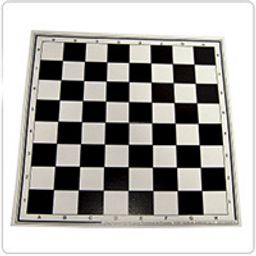 Цена за 5 шт. Шахматная доска картонная со сгибом +лак. (02-04)