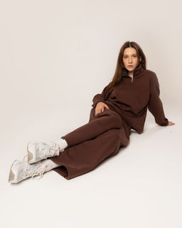 С НАЧЁСОМ костюм-трансформер с утяжками футер 3х нитка - Knitka wear фото 16