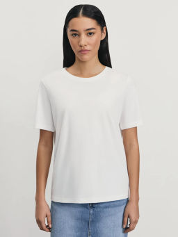 Базовая футболка из хлопка / Zarina  фото 4