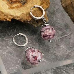 Серьги из муранского стекла BERRY MIX LS1946