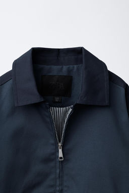 COLOUR BLOCK TWILL JACKET - Zara фото 5