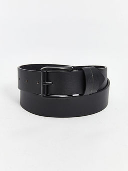 Deri G?r?n?ml? Erkek Kemer