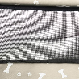 Автокресло для животных 40*30*25 см, серое с белыми лапками и косточками - Пижон фото 10