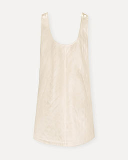 Стеганое платье из экокожи - Incity фото 9