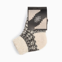 Носки детские шерстяные «Снежинка», тёмно-серые, размер 10