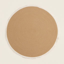 Ковер с бахромой круглый SL Home Паджа, d=70 см