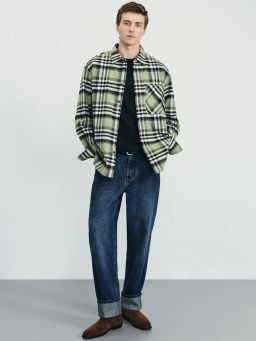 Фланелевая рубашка relax fit / Zarina