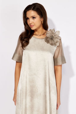 Платье ТАиЕР 1359 белый нефрит  фото 4